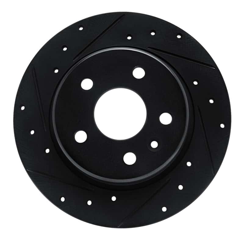 R1 Concepts — R1 16-23 Chevrolet Bolt EV Rear Left Drilled & Slotted Black Brake Rotor
R1 Brake Rotor Drill - view 1