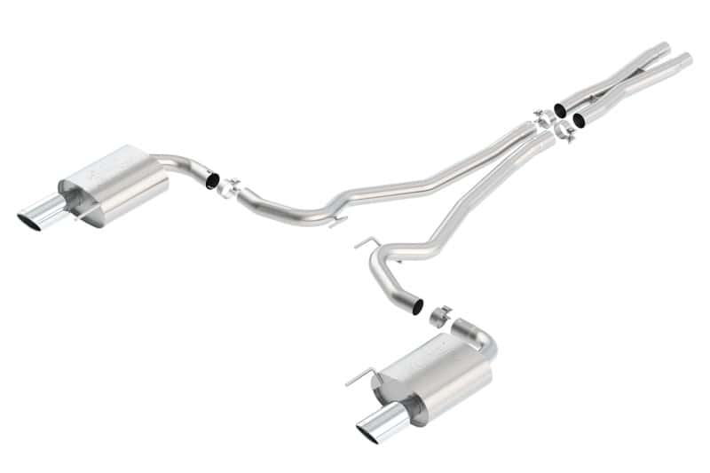 Borla — Borla Atak S Cat-Back 15-17 Ford Mustang GT 5.0L V8 MT/AT 2.5in pipe 4in tip
Cat-Back System
ExhstSysKt - view 3