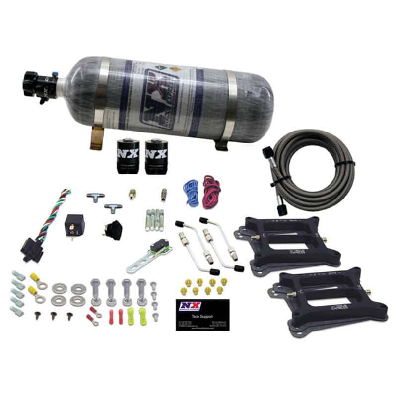 Nitrous Express — Nitrous Express Dual/4150/Gasoline Nitrous Kit (50-300HP) w/Composite Bottle
Injection System Kit
N2OSys - view 2
