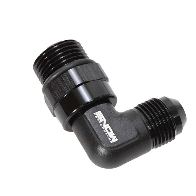 Snow Performance — Snow -10 ORB to -8AN 90 Degree Swivel Fitting (Black) - view 2