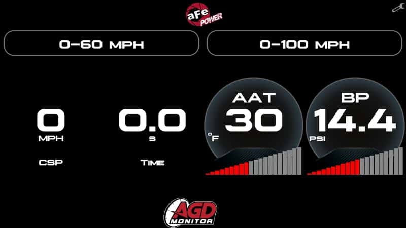 aFe — aFe AGD Advanced Gauge Display Digital 5.5in Monitor 08-18 Dodge/RAM/Ford/GM Diesel Trucks
Display Monitor - view 3