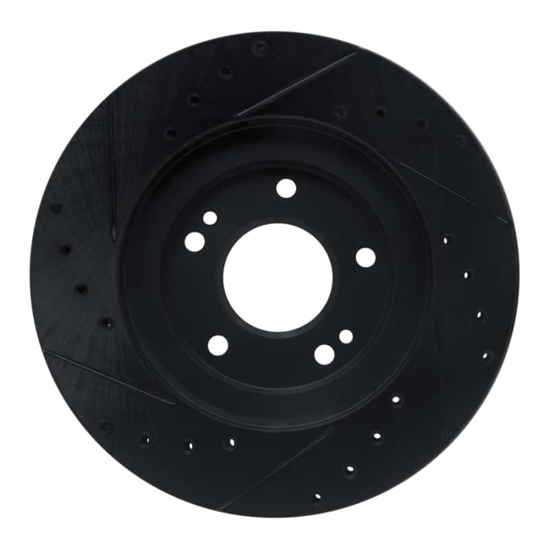R1 Concepts — R1 91-93 Dodge STEALTH Front Right Drilled & Slotted Black Brake Rotor
R1 Brake Rotor Drill - view 5