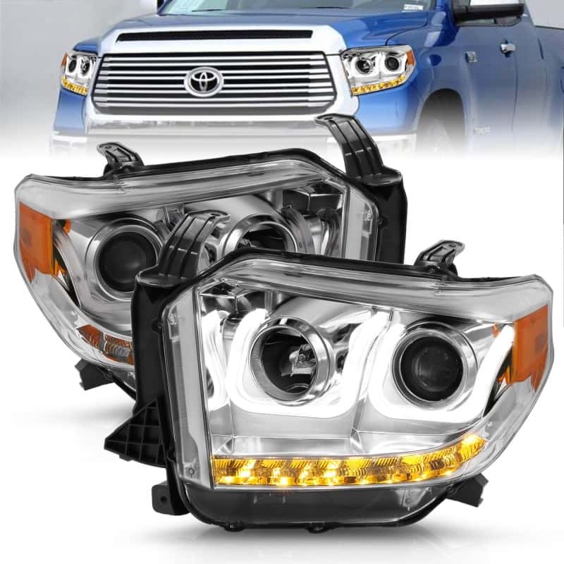 ANZO — ANZO 2014-2016 Toyota Tundra Projector Headlights w/ U-Bar Chrome
Head Light Set
HdLtSet - view 3
