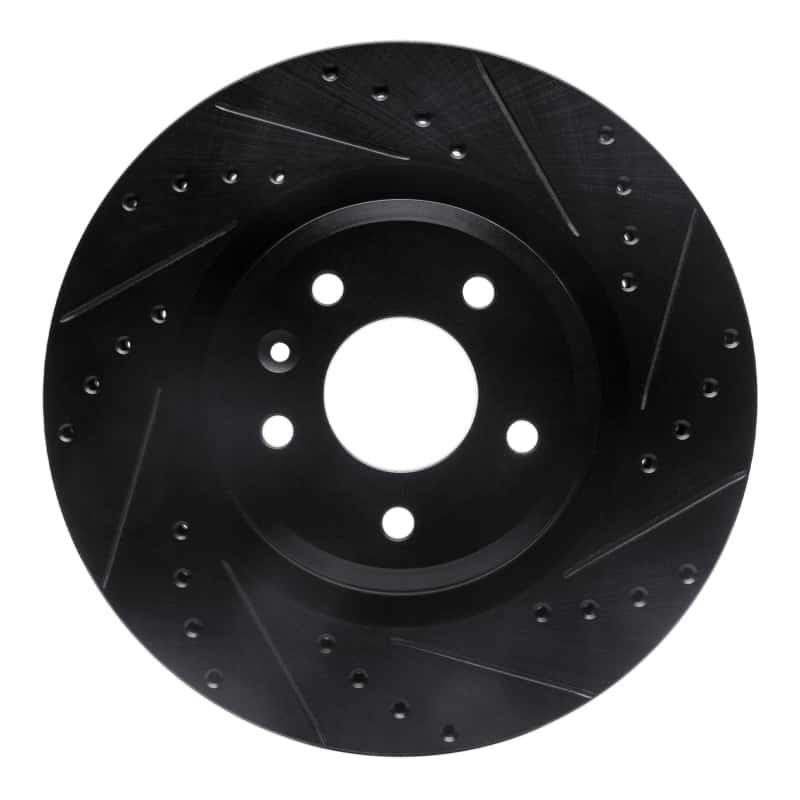 R1 Concepts — R1 09-10 Ford Taurus (Excl SHO) Front Right Drilled & Slotted Black Brake Rotor
R1 Brake Rotor Drill - view 1