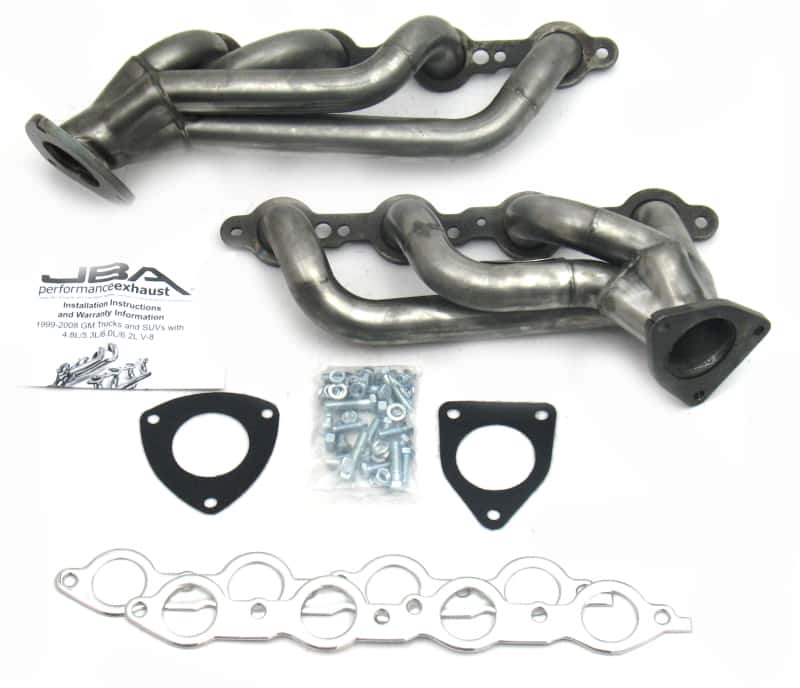 JBA — JBA 03-06 GM Truck 6.0L LS w/o EGR 1-5/8in Primary Raw 409SS Cat4Ward Header
Exhaust Header - view 1