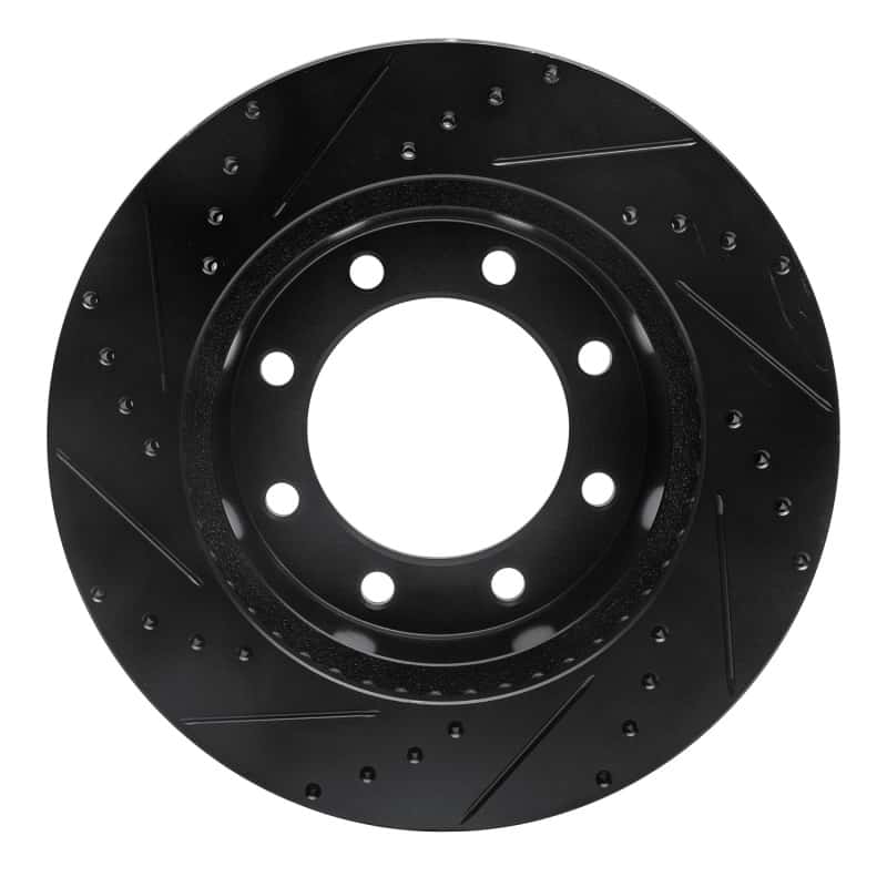 R1 Concepts — R1 05-12 Ford F-250 4WD (Super Duty) Front Right Drilled & Slotted Black Brake Rotor
R1 Brake Rotor Drill - view 5