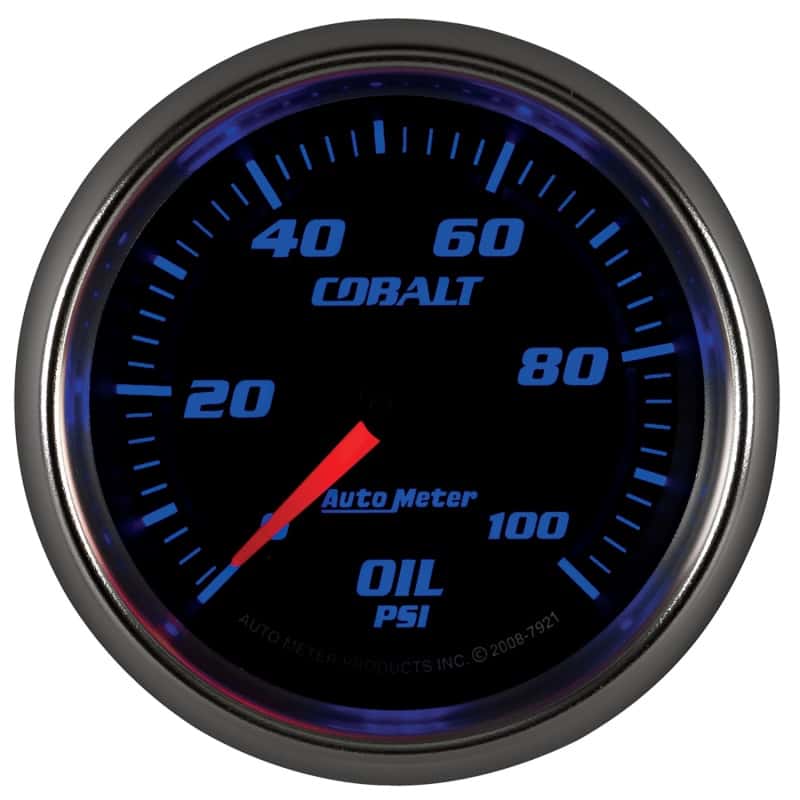 AutoMeter — Autometer Cobalt 66mm 0-100 PSI Oil Pressure Gauge
GA 2.6" OILP MECH CB - view 10