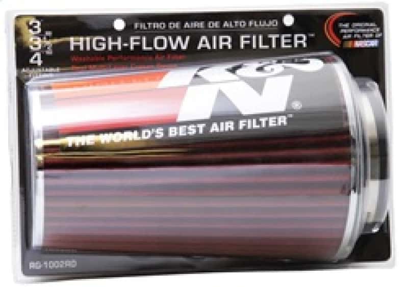 K&N Engineering — K&N Universal Air Filter Chrome Round Tapered Red - 4in Flange ID x 1.125in Flange Length x 9.5in H
Universal Clamp-On A
Clamp-on Air Filter - view 14