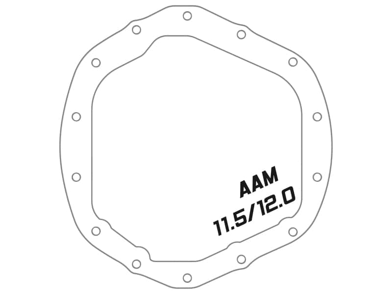 aFe — aFe 2020 Chevrolet Silverado 2500 HD Rear Differential Cover Black ; Pro Series w/ Machined Fins
Differential Cover - view 6