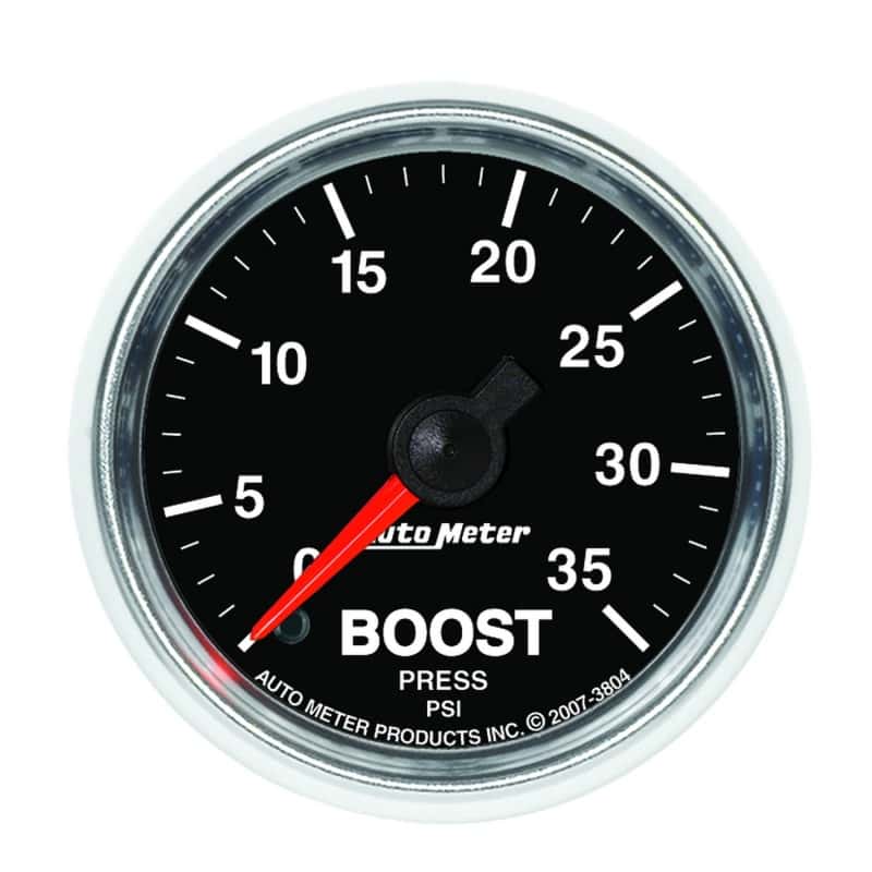 AutoMeter — AutoMeter GS 2 1/16 inch 35PSI Mechanical Boost Gauge
2-1/16" BOOST, 0-35 - view 8