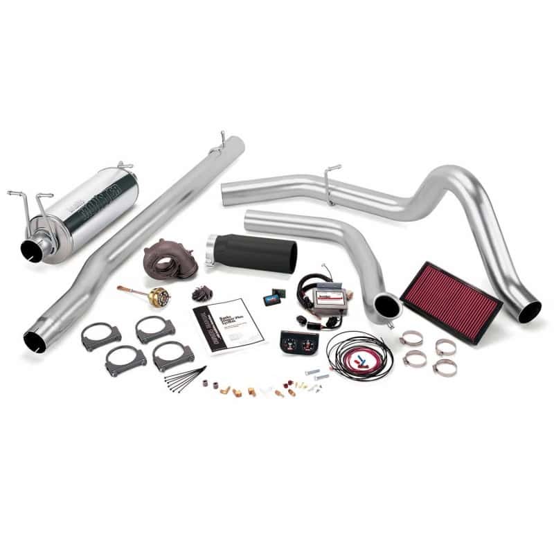 Banks Power — Banks Power 99.5 Ford 7.3L F250/350 Auto Stinger-Plus System - SS Single Exhaust w/ Black Tip
Power/Efficiency Sys - view 2