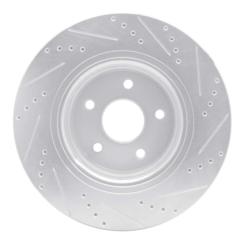 R1 Concepts — R1 04-06 Dodge Ram 1500 Pickup Front Left Drilled & Slotted Silver Brake Rotor
R1 Brake Rotor Drill - view 5