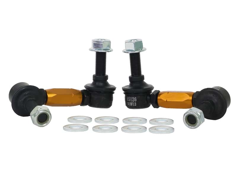 Whiteline — Whiteline 03+ Nissan 350z Z33 / 07-08 Infiniti G35 (Exc AWD) Fr Swaybar-Link Assy HD Adj Steel Ball
Link Kit - view 3