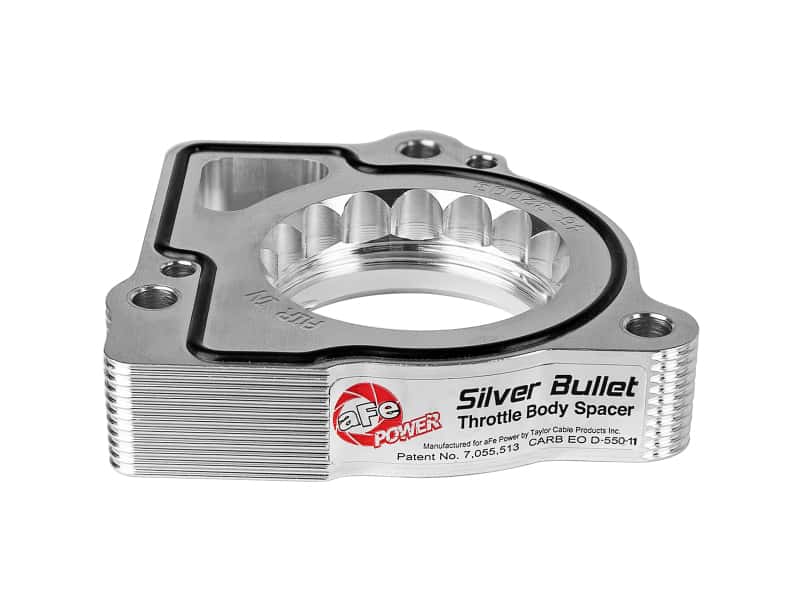 aFe — aFe Silver Bullet Throttle Body Spacers TBS Dodge Dakota/Durango 00-09 V8-4.7/5.7L HEMI
Throttle Body Spacer
TBdySpacer - view 3