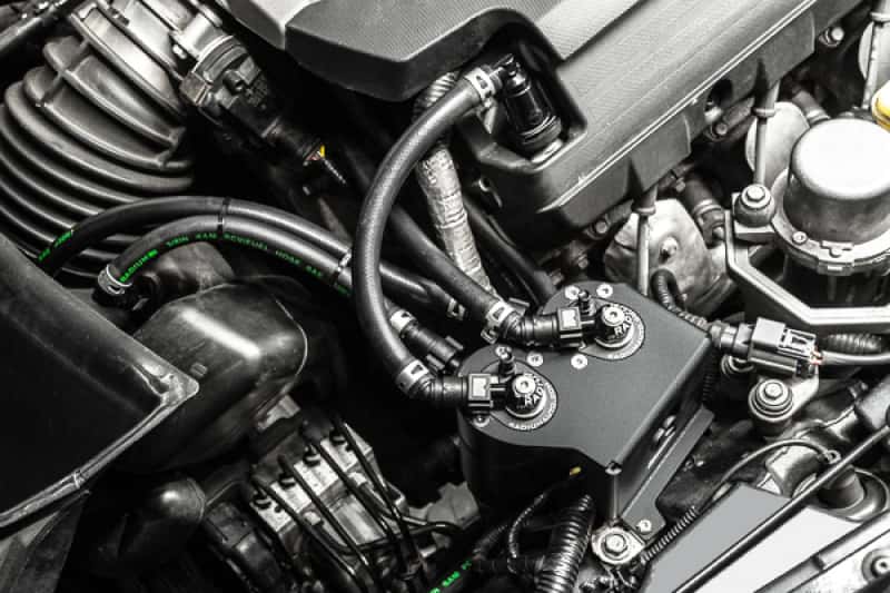 Radium Engineering — Radium 14-19 Chevrolet Corvette LT1 CCV Fluid Lock Dual Catch Can Kit
CATCH CAN KIT - view 2