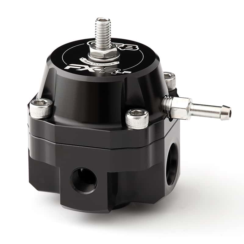 Go Fast Bits — GFB FX-R Low Pressure Fuel Regulator w/6AN Ports
FX-R LP Fuel Reg - view 1