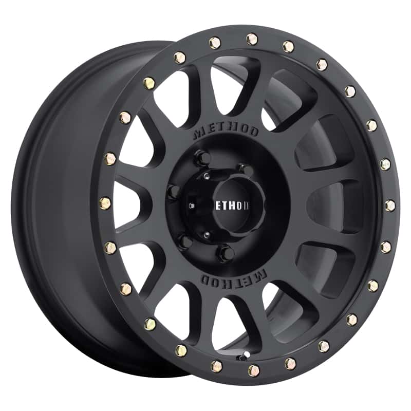 Method Wheels — Method MR305 NV 18x9 -12mm Offset 6x5.5 108mm CB Matte Black Wheel - view 1