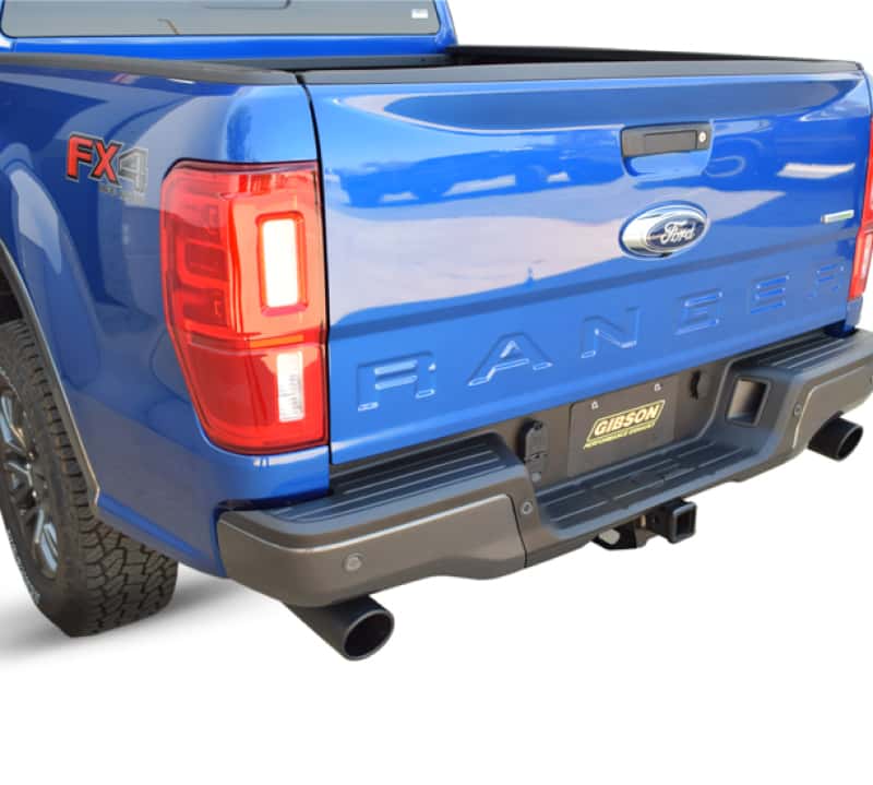 Gibson — Gibson 19-22 Ford Ranger Lariat 2.3L 2.5in Cat-Back Dual Sport Exhaust - Black Elite
Truck/Suv - view 2