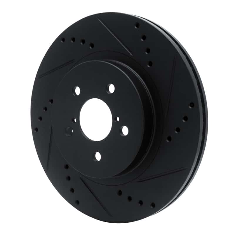 R1 Concepts — R1 17-23 Subaru Impreza Front Right Drilled & Slotted Black Brake Rotor
R1 Brake Rotor Drill - view 2