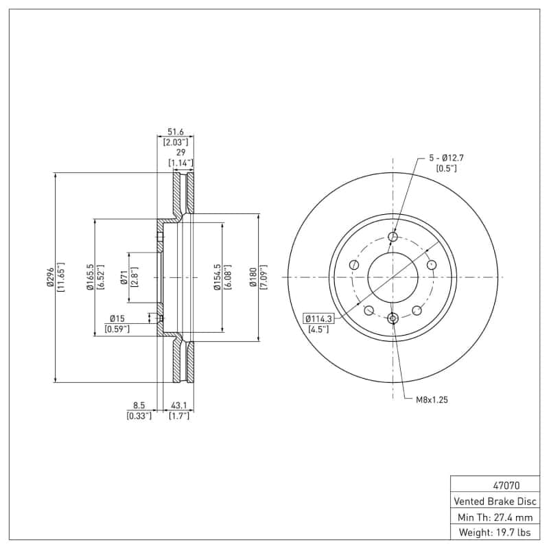 DFC — DFC 07-15 Chevrolet Captiva Front GeoSPEC Coated Rotor
DFC Brake Rotor - view 6