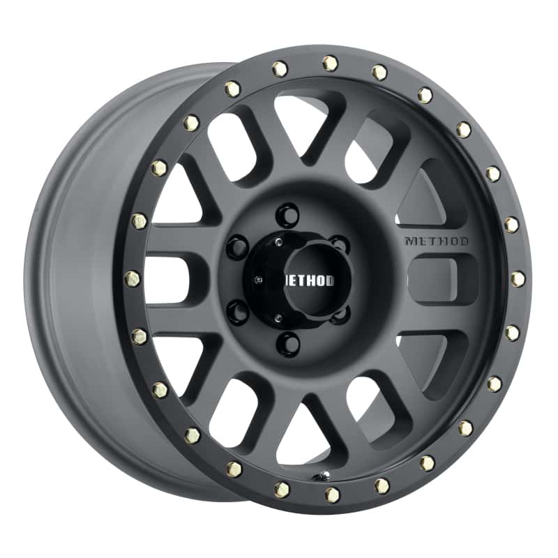 Method Wheels — Method MR309 Grid 17x8.5 0mm Offset 6x5.5 108mm CB Titanium/Black Street Loc Wheel - view 1