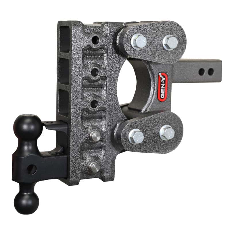 GEN-Y Hitch — Gen-Y The Boss Torsion-Flex 2in Shank 7.5in Drop 16K Hitch w/GH-051 Dual-Ball/GH-032 Pintle Lock
Drop Hitch - view 1