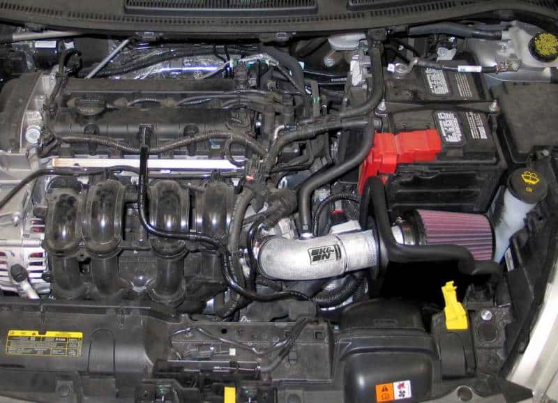 K&N Engineering — K&N 11-12 Ford Fiesta 1.6L L4 Silver Typhoon Performance Intake
Performance Air Inta
Air Intake System - view 5