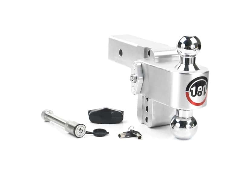 Weigh Safe — Weigh Safe 180 Hitch 4in Drop Hitch & 2.5in Shank (10K/18.5K GTWR) w/WS05 - Aluminum - view 1