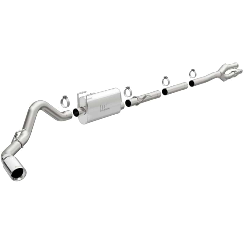Magnaflow — MagnaFlow CatBack 17-18 Ford F-250/F-350 6.2L Stainless Steel Exhaust w/ Single Side Exit
Cat-Back - view 1