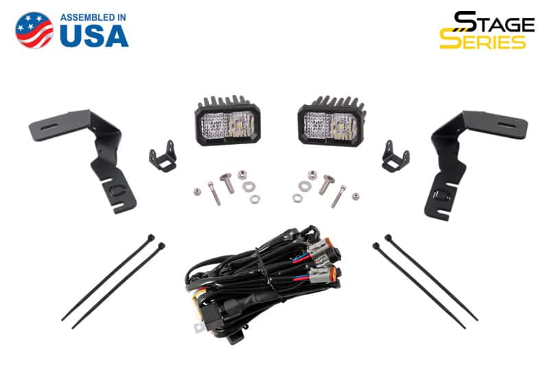 Diode Dynamics — Diode Dynamics 19-21 Ford Ranger Stage Series 2in LED Ditch Light Kit - Sport Yellow Combo - view 9