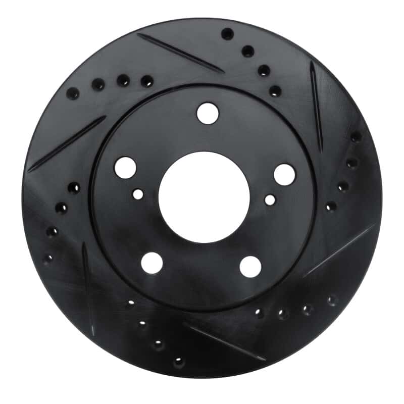 R1 Concepts — R1 92-01 Toyota Camry Front Right Drilled & Slotted Black Brake Rotor
R1 Brake Rotor Drill - view 1