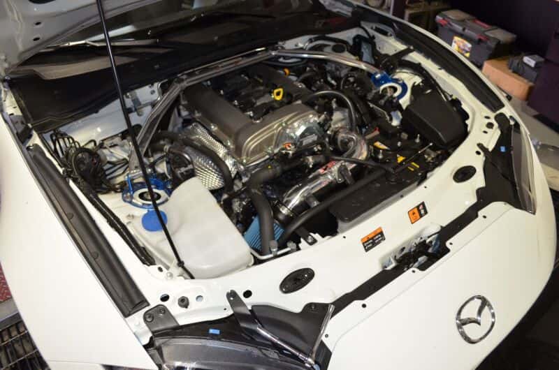 Injen — Injen 16-19 Mazda MX-5 2.0L 4Cyl Black Short Ram Intake w/MR Tech & Heat Shield
Short Ram Intake
Air Intake Kit - view 3