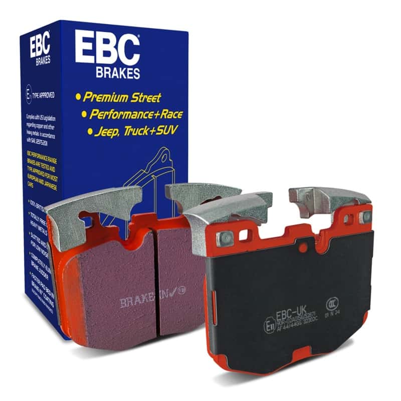 EBC — EBC 2017+ BMW 530 2.0L Turbo (G30) Redstuff Front Brake Pads
Disc Brake Pad - view 1
