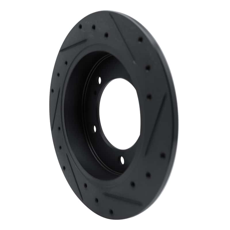 R1 Concepts — R1 83-98 Chevrolet Tracker Front Left Drilled & Slotted Black Brake Rotor
R1 Brake Rotor Drill - view 4