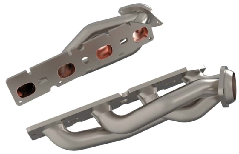 aFe — aFe Twisted Steel 11-21 Jeep Grand Cherokee (WK2) 5.7L V8 Headers - Titanium (Ceramic Coated)
Twisted Steel Header - view 2