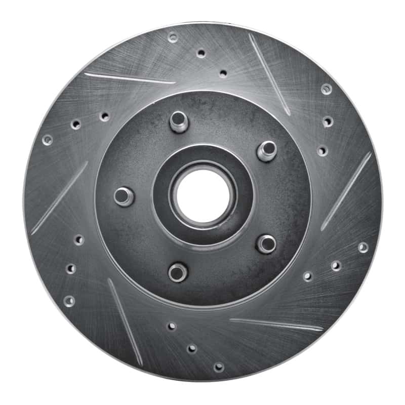 R1 Concepts — R1 90-91 Ford LTD Crown Victoria Front Left Drilled & Slotted Silver Brake Rotor
R1 Brake Rotor Drill - view 1