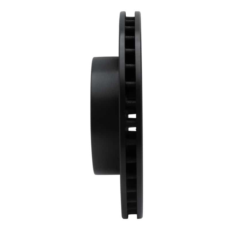 R1 Concepts — R1 90-97 Jaguar XJ6 Front Left Drilled & Slotted Black Brake Rotor
R1 Brake Rotor Drill - view 3