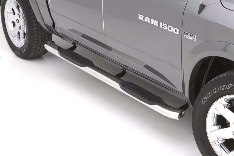 LUND — Lund 10-17 Dodge Ram 2500 Crew Cab 5in. Curved Oval SS Nerf Bars - Polished
5 In CURVED OVAL SS
Nerf/Step Bar - view 7