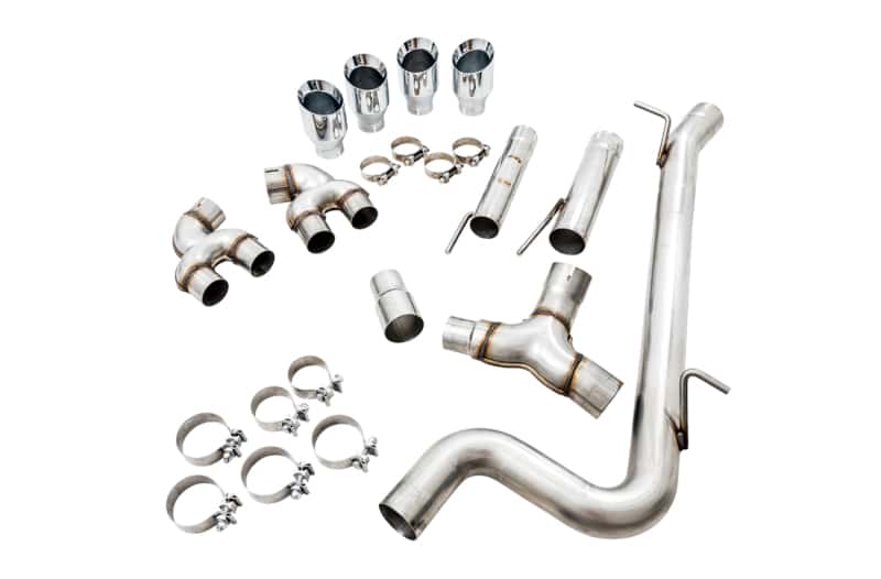 AWE Tuning — AWE Tuning Mk7 Golf R Track Edition Exhaust w/Chrome Silver Tips 102mm
Track Exhaust - view 2