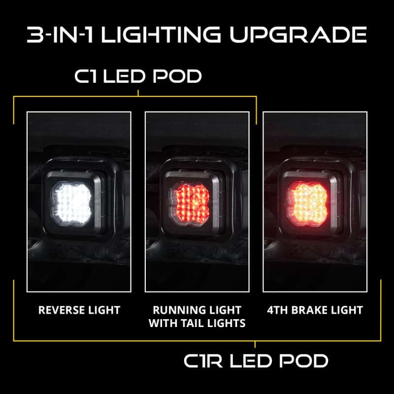 Diode Dynamics — Diode Dynamics C1 HitchMount LED Pod (No Harness) - view 3