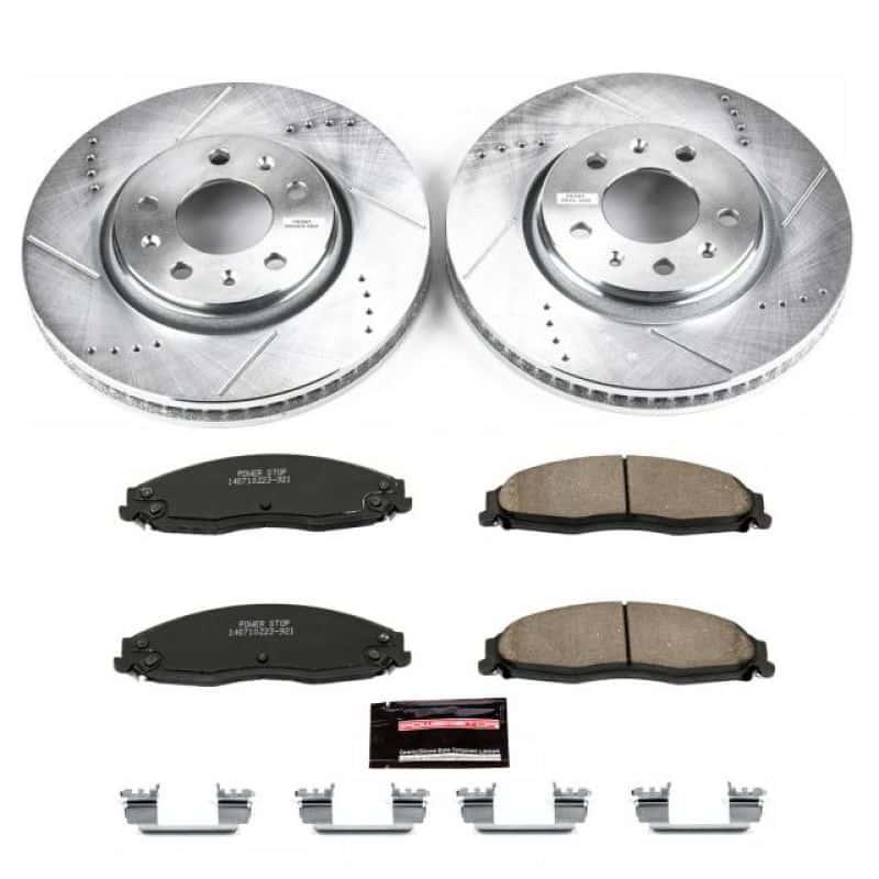 PowerStop — Power Stop 03-05 Cadillac CTS Front Z23 Evolution Sport Brake Kit - view 1