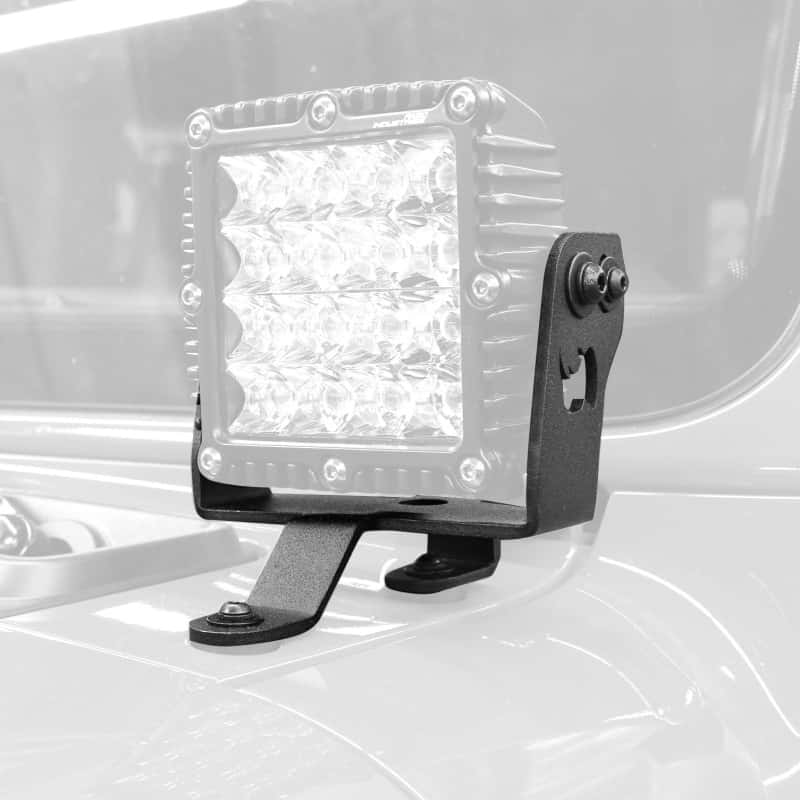 Go Rhino — Go Rhino 18-20 Jeep Wrangler JL/JLU/Gladiator JT Light Mount - 6in Q4 Series
WS Cowl Mount - view 5