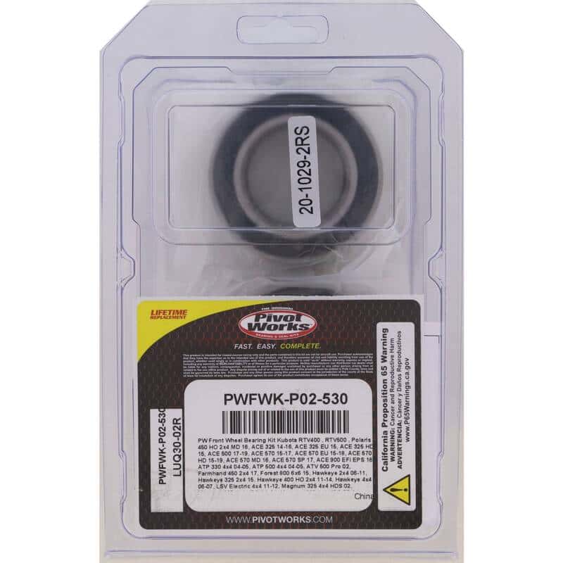 Pivot Works — Pivot Works 06-11 Polaris Hawkeye 2x4 Front Wheel Bearing Kit - view 3