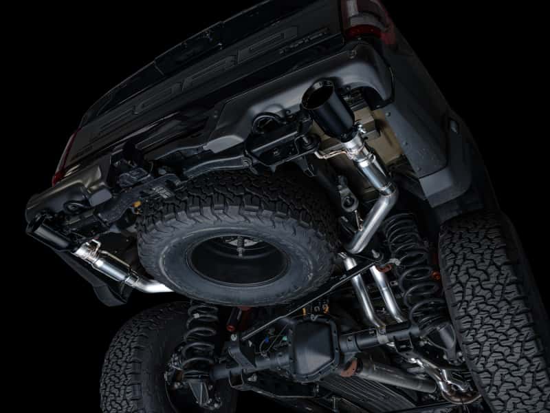 AWE Tuning — AWE Gen 3 Ford Raptor SwitchPath Exhaust  - Diamond Black Tips
SwitchPath Exhaust - view 4