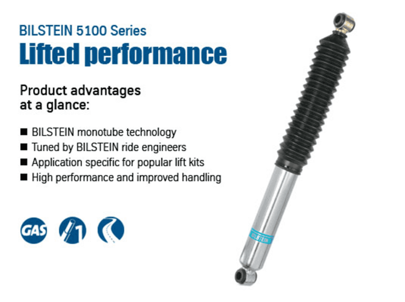 Bilstein — Bilstein 5100 Series 17-19 Nissan Titan Front 46mm Monotube Shock Absorber
Shock - view 3
