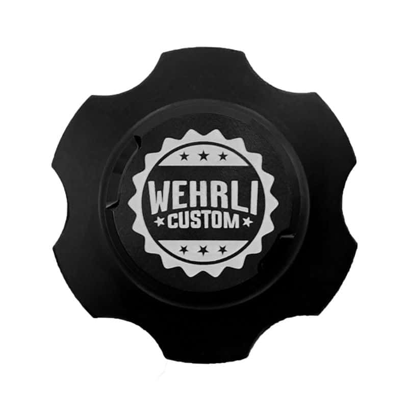 Wehrli — Wehrli 2001+ GM Duramax LB7/LLY/LBZ/LMM/LML/L5P Billet Oil Fill Cap - Black Anodized
Cap Oil 01+ GM Blk - view 2