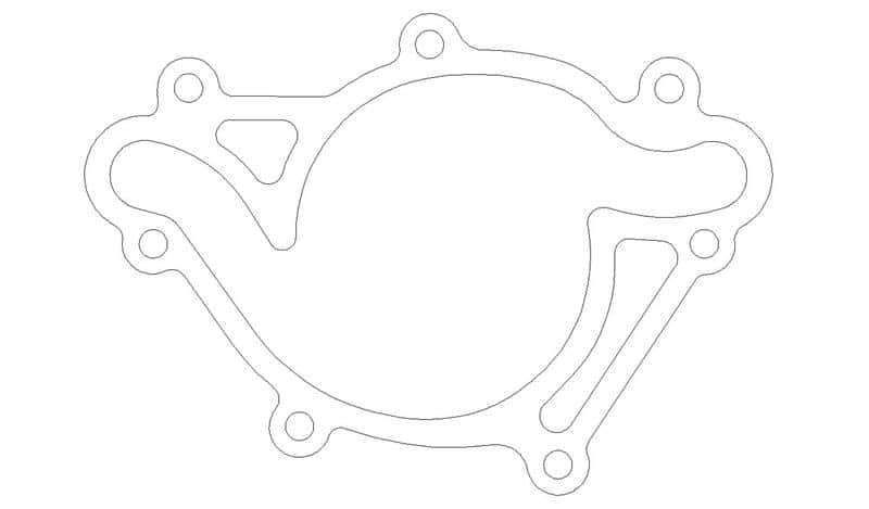 Cometic Gasket — Cometic Chrysler Magnum V8 .018in AFM Water Pump Gasket
Coolant Gasket - view 1