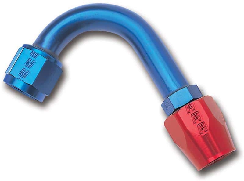 Russell — Russell Performance -6 AN Red/Blue 120 Degree Full Flow Hose End (1in Centerline Radius)
Hose Fitting - view 3