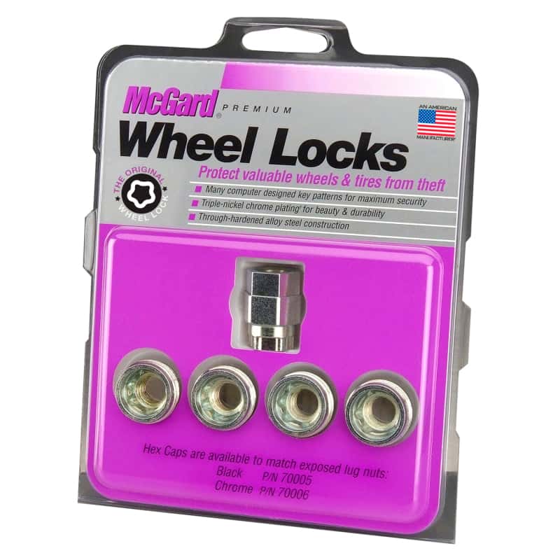 McGard — McGard Wheel Lock Nut Set - 4pk. (Under Hub Cap / Cone Seat) M12X1.5 / 19mm & 21mm Hex / .775in. L
WHEEL LOCK SET - view 6