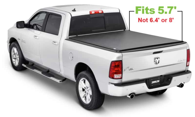 Tonno Pro — Tonno Pro 09-19 Dodge RAM 1500 5.7ft Fleetside Lo-Roll Tonneau Cover
Lo-Roll Bed Cover - view 5